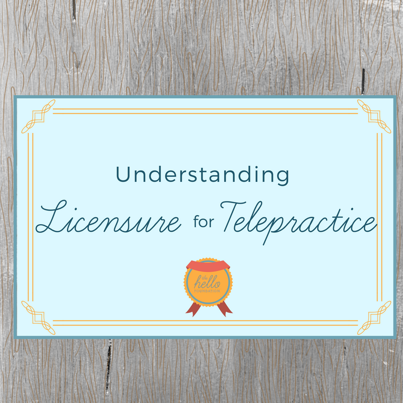 licensure for telepractice
