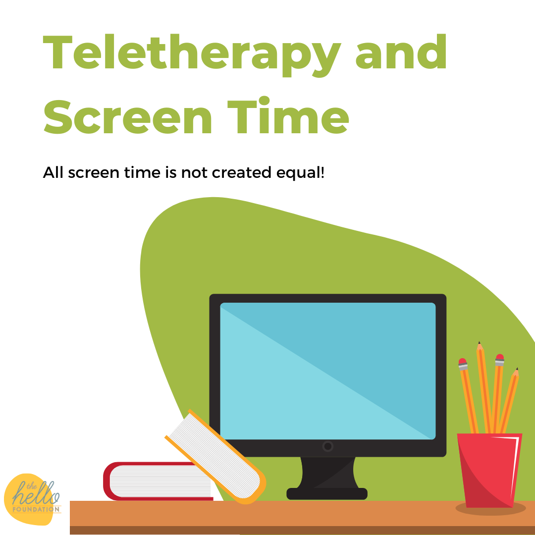 teletherapy and screen time